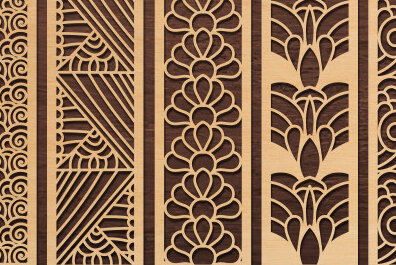 Intra απο ξύλο plywood 3mm-4mm πάχος Σελιδοδείκτης Design Δίασταση 40x40 cm INTRAFABR-67976084