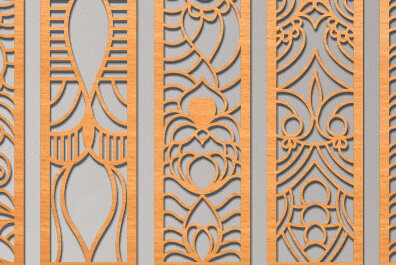 Intra απο ξύλο plywood 3mm-4mm πάχος Σελιδοδείκτης Design Δίασταση 40x40 cm INTRAFABR-67976089