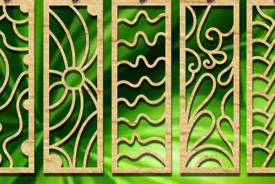 Intra απο ξύλο plywood 3mm-4mm πάχος Σελιδοδείκτης Design Δίασταση 40x40 cm INTRAFABR-68136509