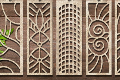 Intra απο ξύλο plywood 3mm-4mm πάχος Σελιδοδείκτης Design Δίασταση 40x40 cm INTRAFABR-68136545