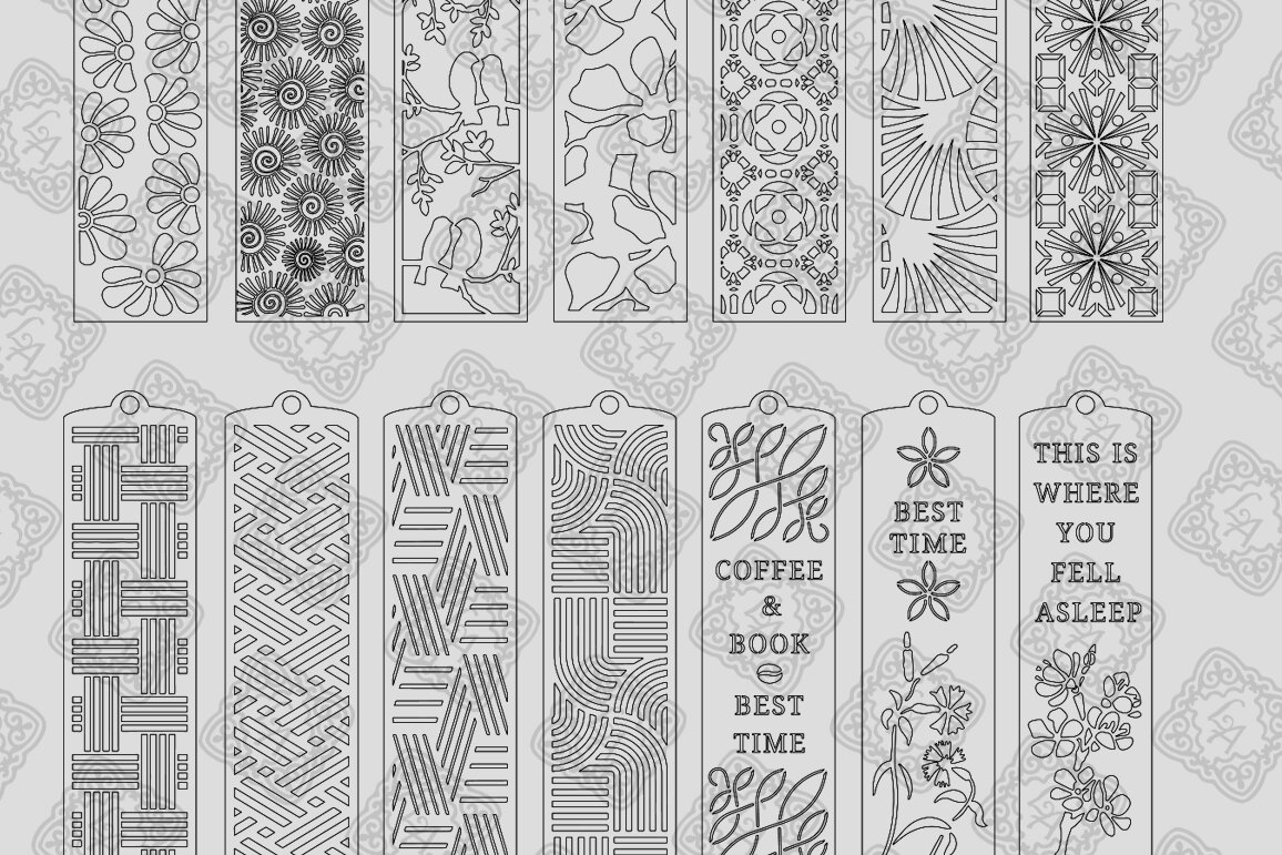 Σετ των 3 Intra απο ξύλο plywood 3mm-4mm πάχος Σελιδοδείκτης Δίασταση 5x5 cm INTRAFABR-70613809