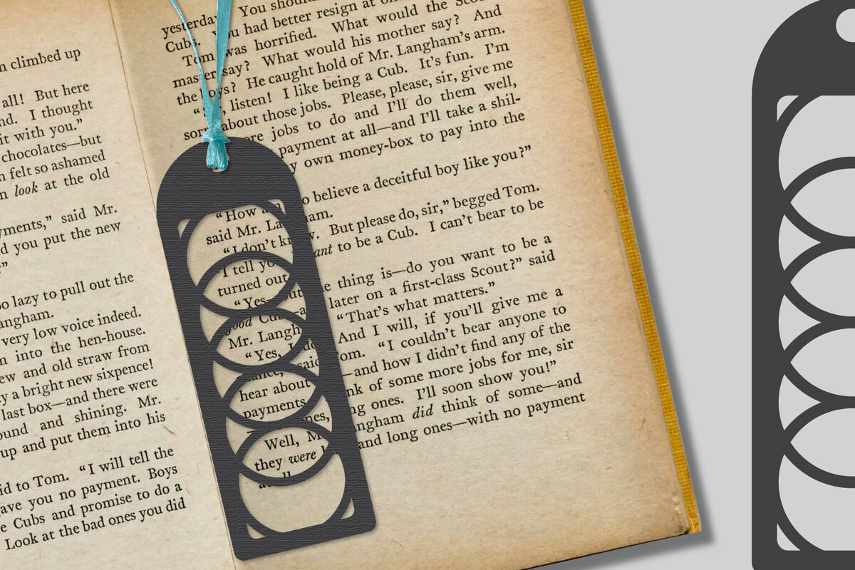 Σετ των 2 Intra απο ξύλο plywood 3mm-4mm πάχος Σελιδοδείκτης  Δίασταση 10x20 cm INTRAFABR-116615159