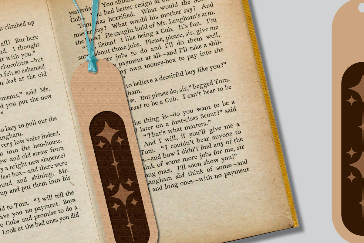 Σετ των 3 Intra απο ξύλο plywood 3mm-4mm πάχος Σελιδοδείκτης  -  Δίασταση 10x20 cm INTRAFABR-117823430