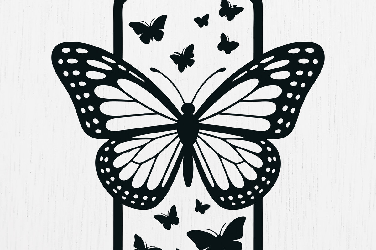 Σετ των 2 Intra απο ξύλο plywood 3mm-4mm πάχος Προσθήκη σελιδοδείκτη Paper Cut Design 11 Δίασταση 15x15 cm INTRAFABR-121029840