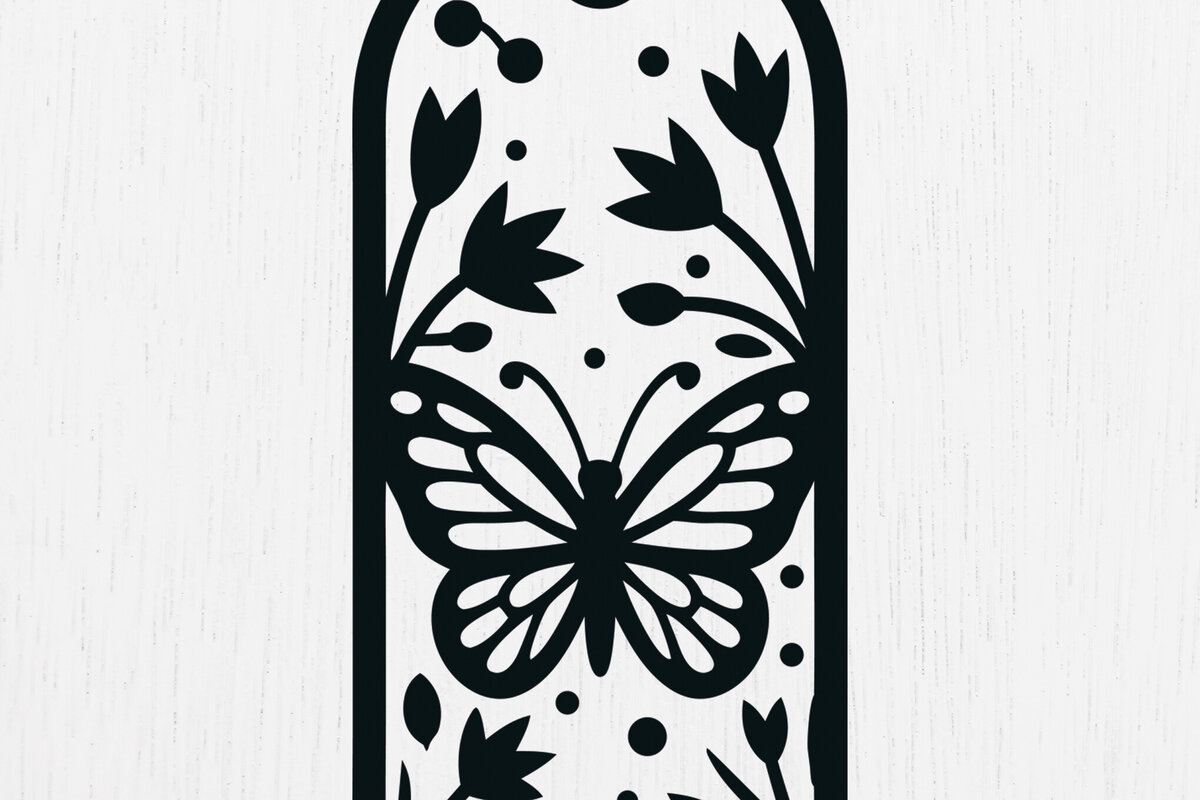 Σετ των 2 Intra απο ξύλο plywood 3mm-4mm πάχος Προσθήκη σελιδοδείκτη Paper Cut Design 12 Δίασταση 15x15 cm INTRAFABR-121111232