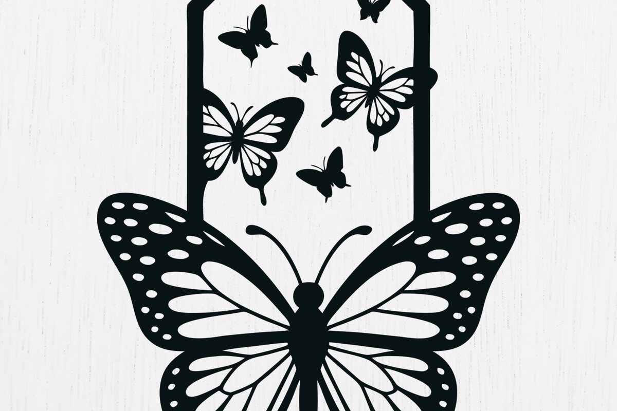 Σετ των 2 Intra απο ξύλο plywood 3mm-4mm πάχος Προσθήκη σελιδοδείκτη Paper Cut Design 12 Δίασταση 15x15 cm INTRAFABR-121029886