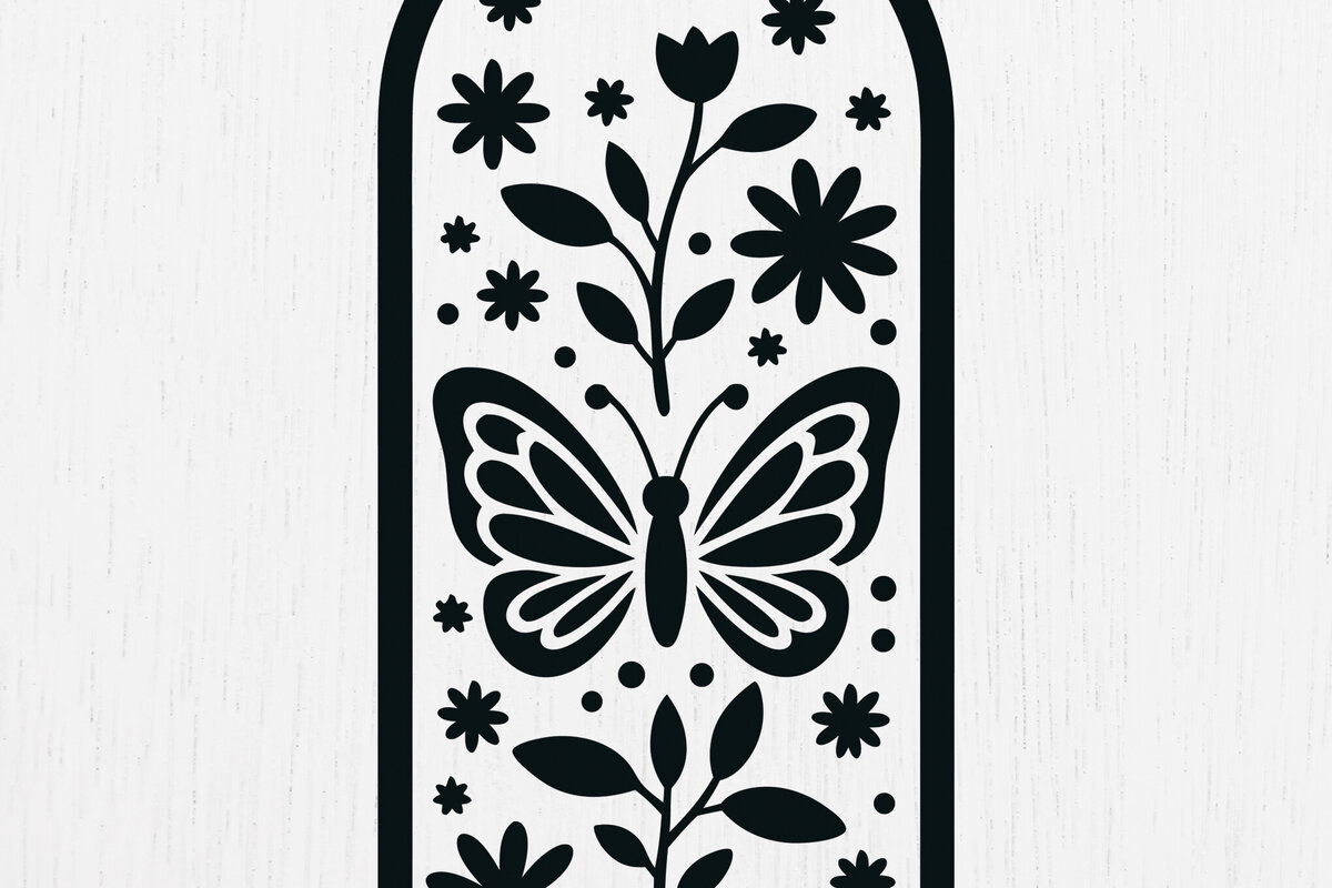 Σετ των 2 Intra απο ξύλο plywood 3mm-4mm πάχος Προσθήκη σελιδοδείκτη Paper Cut Design 13 Δίασταση 15x15 cm INTRAFABR-121111269