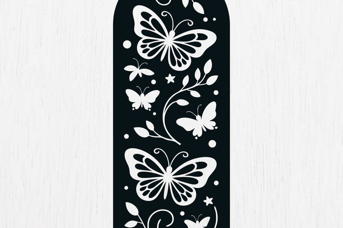 Σετ των 2 Intra απο ξύλο plywood 3mm-4mm πάχος Προσθήκη σελιδοδείκτη Paper Cut Design 15 Δίασταση 15x15 cm INTRAFABR-121111334