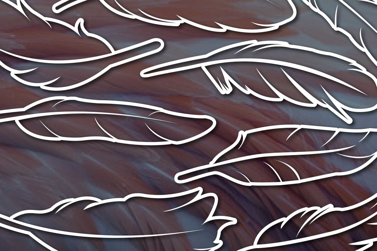 Σετ των 2 Intra απο ξύλο plywood 3mm-4mm πάχος Σελιδοδείκτες Φτερά με Δίασταση 10x20 cm INTRAFABR-69108090