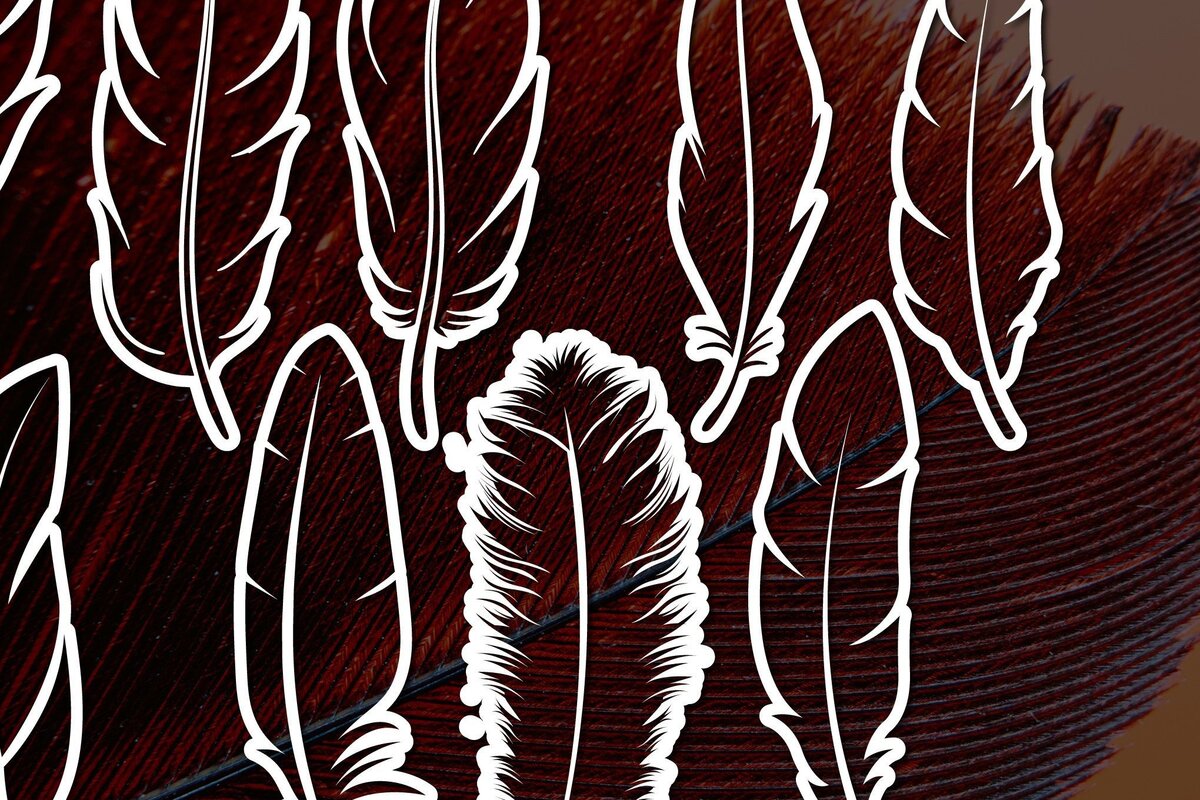 Σετ των 2 Intra απο ξύλο plywood 3mm-4mm πάχος Σελιδοδείκτες Φτερά Cut  Δίασταση 10x20 cm INTRAFABR-32202535