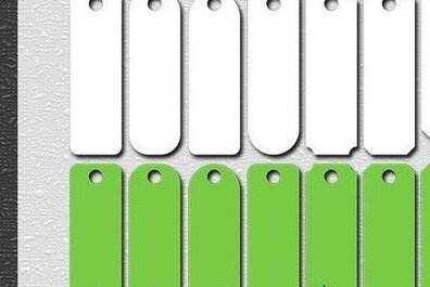 Σετ των 2 Intra απο ξύλο plywood 3mm-4mm πάχος Πρότυπα σελιδοδεικτών / Απο Δίασταση 15x15 cm INTRAFABR-32319060