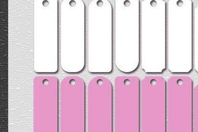 Σετ των 2 Intra απο ξύλο plywood 3mm-4mm πάχος Πρότυπα σελιδοδεικτών / Απο Δίασταση 15x15 cm INTRAFABR-32372197