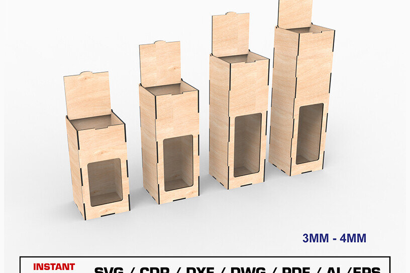 Intra απο ξύλο plywood 3mm-4mm πάχος Bottle Box  Cut , Juice Box Δίασταση 30x20 cm INTRAFABR-108117909