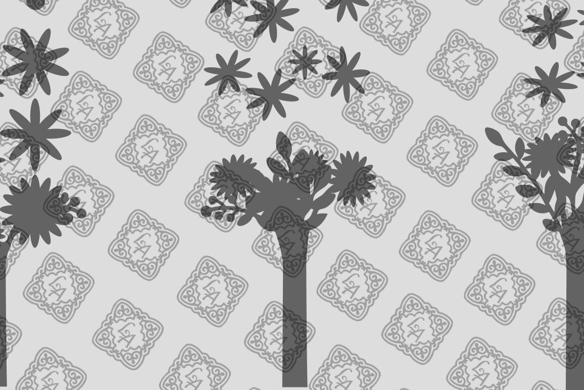 Σετ των 2 Intra απο ξύλο plywood 3mm-4mm πάχος Μπουκέτο λουλούδια Διακόσμηση σπιτιού Δίασταση 15x15 cm INTRAFABR-70609814