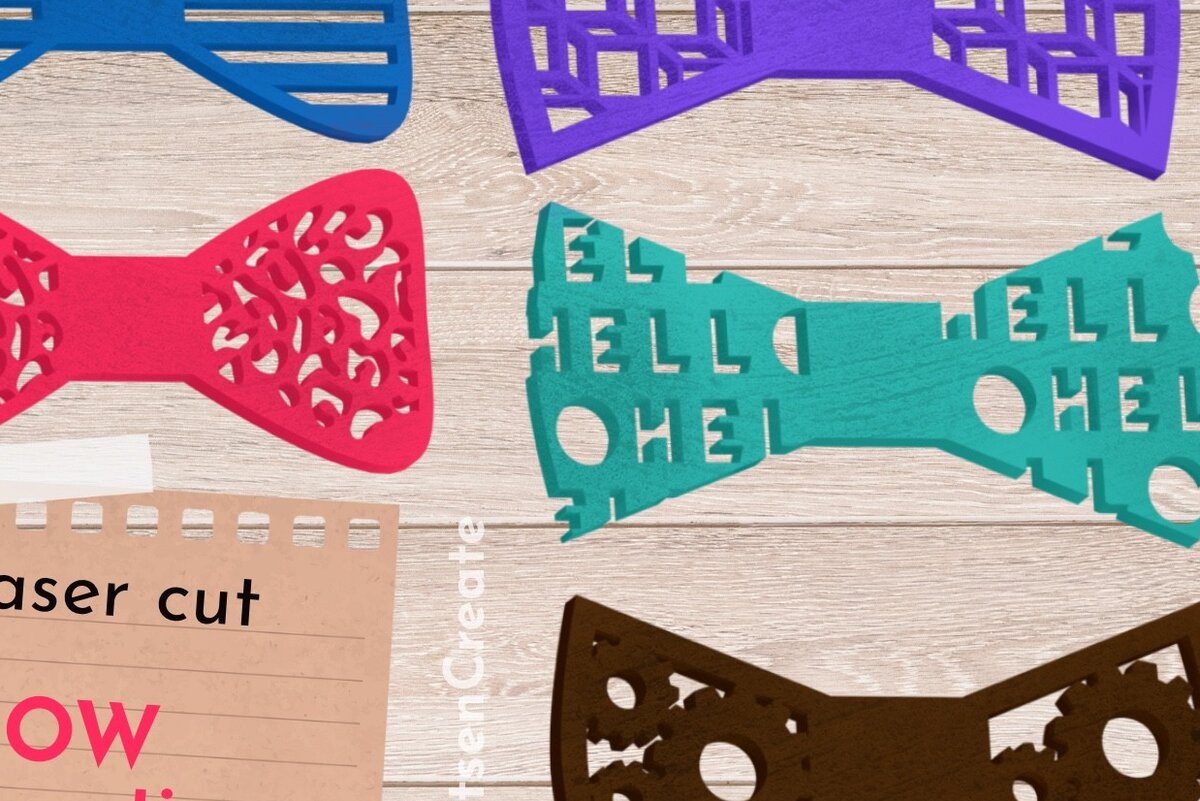 Intra απο ξύλο plywood 3mm-4mm πάχος Λίμα κοπής με λέιζερ παπιγιόν, ανδρικό κοσμηματοπωλείο Δίασταση 30x20 cm INTRAFABR-67576277