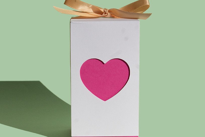 Σετ των 3 Intra απο ξύλο plywood 3mm-4mm πάχος Κουτί 12 Καρδιά Δίασταση 5x5 cm INTRAFABR-41785635