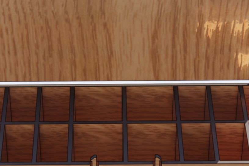 Intra απο ξύλο plywood 3mm-4mm πάχος Κουτί με θήκες Δίασταση 20x20 cm INTRAFABR-34217438