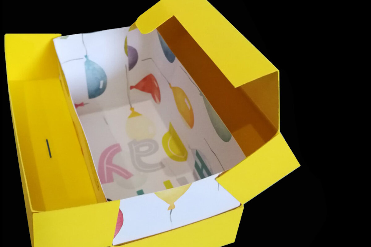 Intra απο ξύλο plywood 3mm-4mm πάχος Κουτί με Διπλό Καπάκι Clamshell Δίασταση 30x20 cm INTRAFABR-33085851