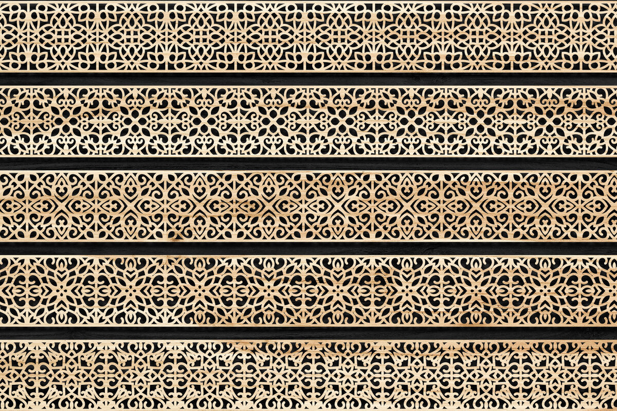 Σετ των 3 Intra απο ξύλο plywood 3mm-4mm πάχος Πρότυπο βραχιόλι κοπής με λέιζερ Δίασταση 5x5 cm INTRAFABR-71607016