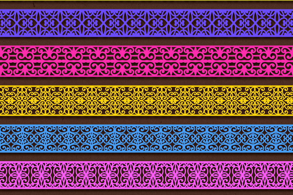 Σετ των 3 Intra απο ξύλο plywood 3mm-4mm πάχος Πρότυπο βραχιόλι κοπής με λέιζερ Δίασταση 5x5 cm INTRAFABR-72398997