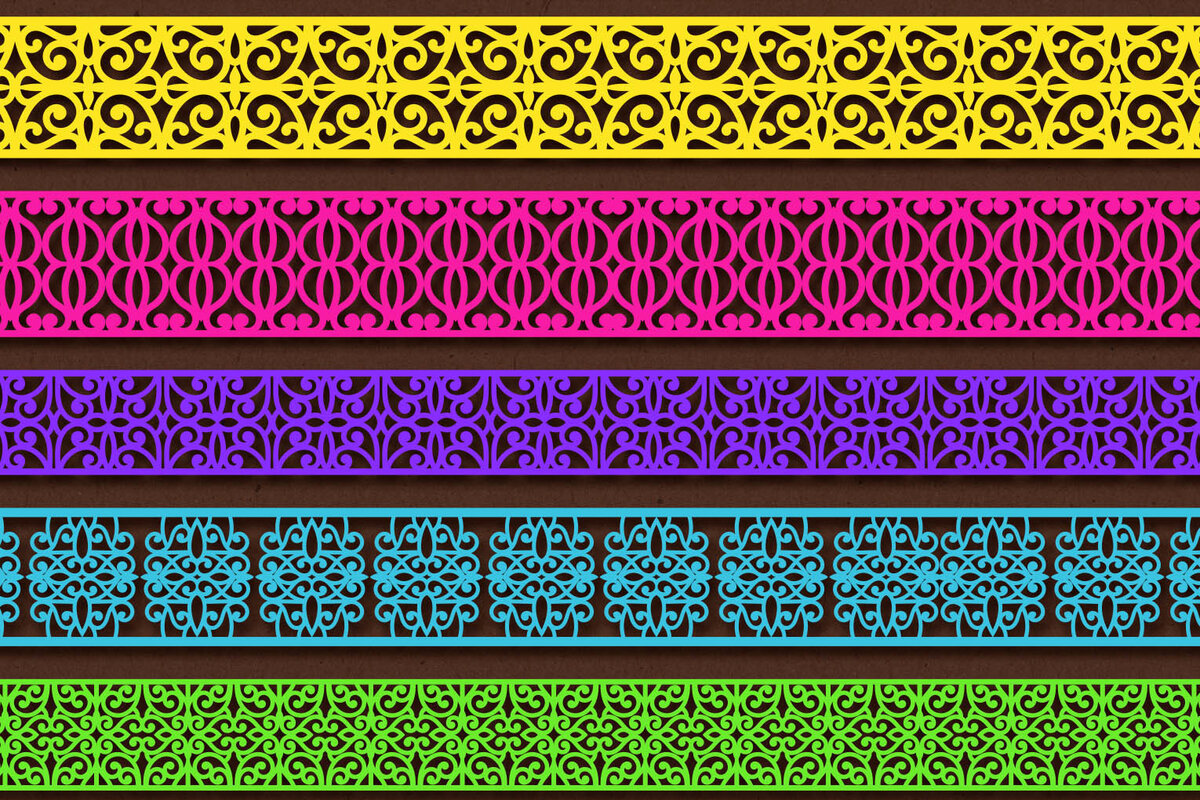 Σετ των 3 Intra απο ξύλο plywood 3mm-4mm πάχος Πρότυπο βραχιόλι κοπής με λέιζερ Δίασταση 5x5 cm INTRAFABR-72743876