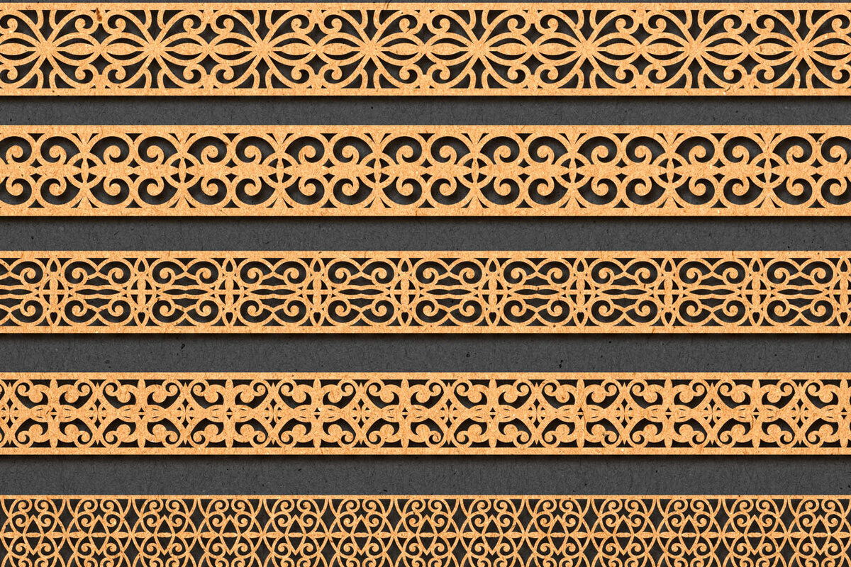 Σετ των 3 Intra απο ξύλο plywood 3mm-4mm πάχος Πρότυπο βραχιόλι κοπής με λέιζερ Δίασταση 5x5 cm INTRAFABR-72744651