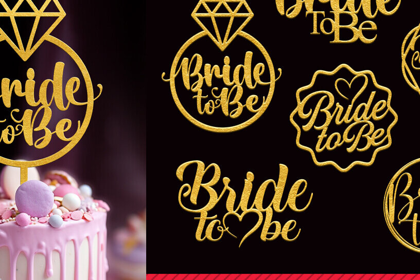 Σετ των 2 Intra απο ξύλο plywood 3mm-4mm πάχος Κόψιμο Νυφικού Ντους Topper Δίασταση 15x15 cm INTRAFABR-89366367