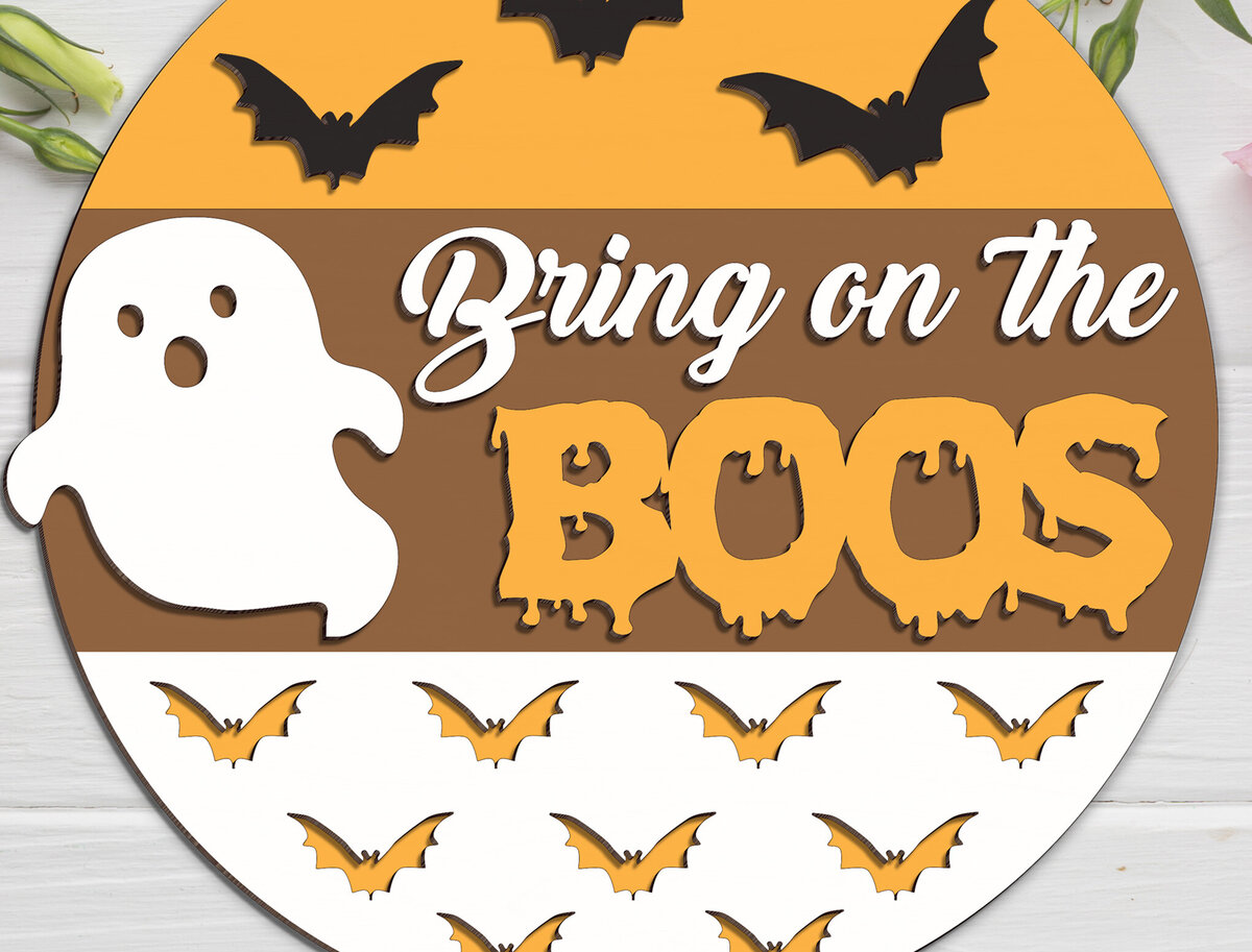 Σετ των 2 Intra απο ξύλο plywood 3mm-4mm πάχος Φέρτε το περικοπής Boos Ghost Sign Δίασταση 15x15 cm INTRAFABR-102202264