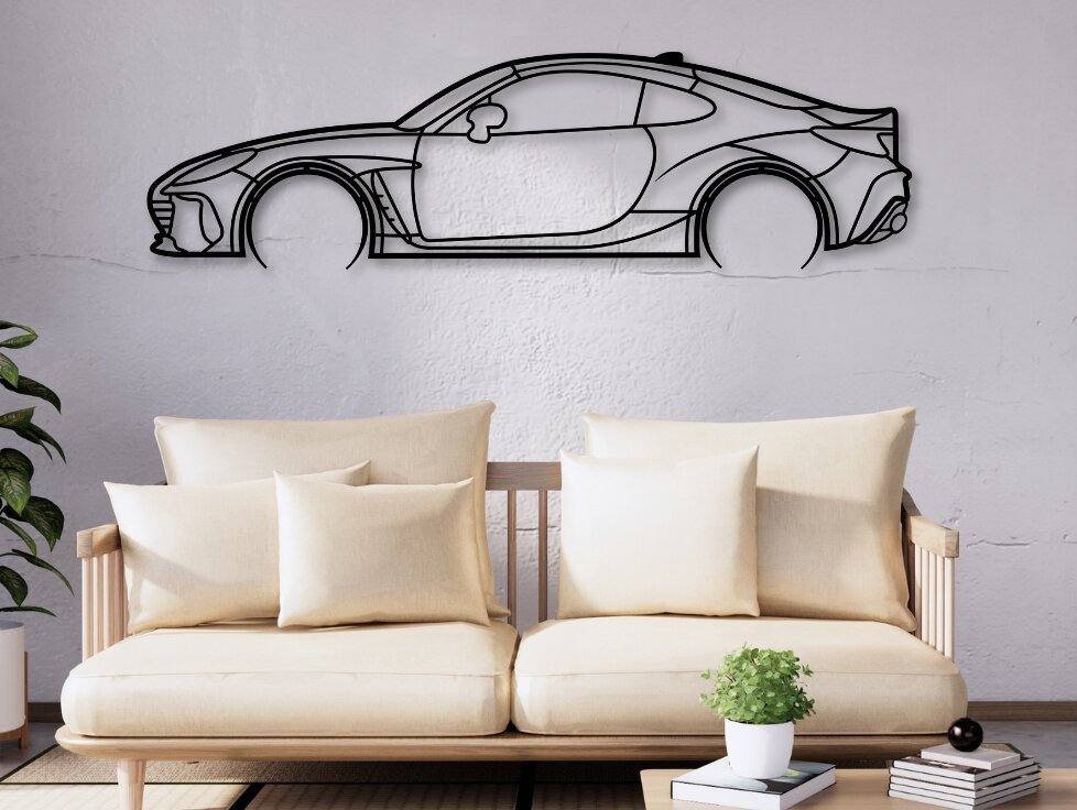 Σετ των 2 Intra απο ξύλο plywood 3mm-4mm πάχος BRZ II Car  File, Digital Car Δίασταση 15x15 cm INTRAFABR-110586980