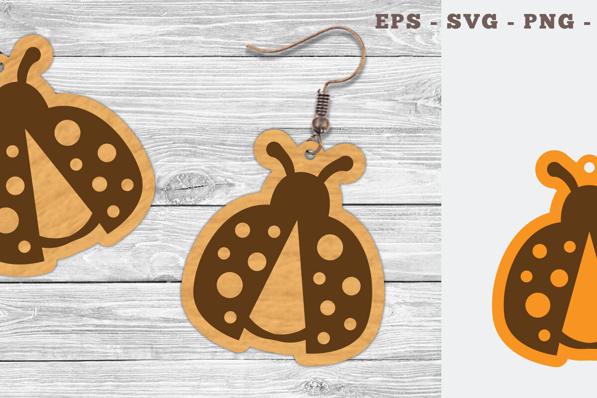 Σετ των 3 Intra απο ξύλο plywood 3mm-4mm πάχος Σκουλαρίκια Bug Cut  1 Δίασταση 3x3 cm INTRAFABR-107201058