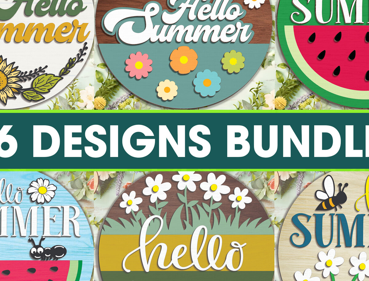 Intra απο ξύλο plywood 3mm-4mm πάχος Hello Summer Sign - Break Jhon Δίασταση 30x30 cm INTRAFABR-95298879