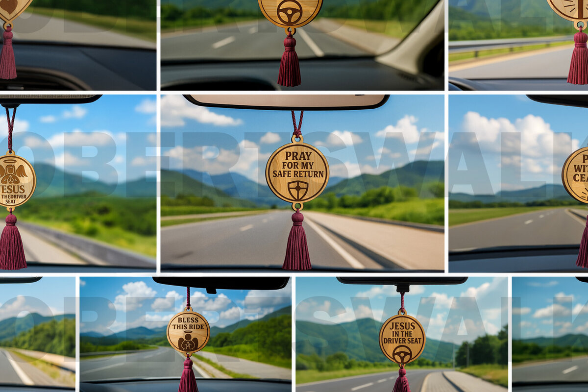 Σετ των 3 Intra απο ξύλο plywood 3mm-4mm πάχος Κρεμάστρα Αυτοκινήτου Δέσμη - Christian Δίασταση 3x3 cm INTRAFABR-124433591