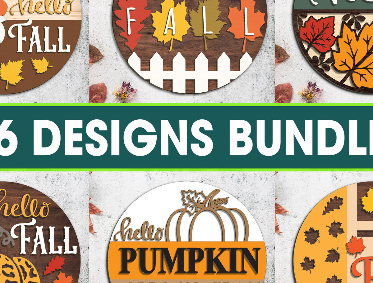 Intra απο ξύλο plywood 3mm-4mm πάχος Welcome Fall Door Sign File Cut Δίασταση 30x30 cm INTRAFABR-100632716