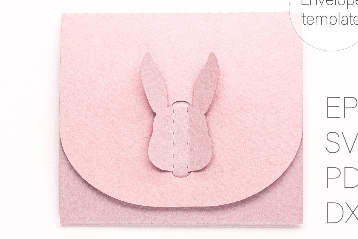 Intra απο ξύλο plywood 3mm-4mm πάχος Κουτί φακέλου λαγουδάκι Δίασταση 30x20 cm INTRAFABR-25155979