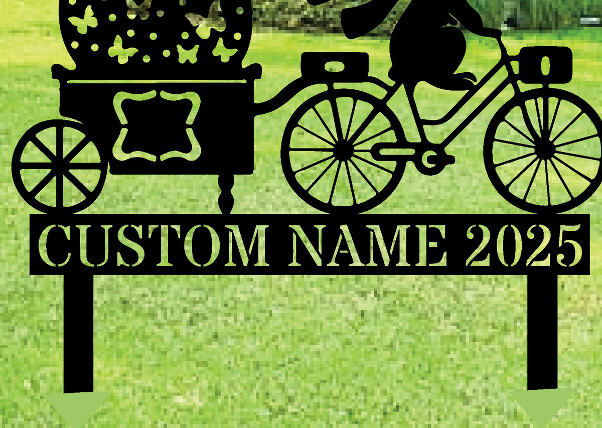 Σετ των 2 Intra απο ξύλο plywood 3mm-4mm πάχος Μεταλλικό σημάδι λαγουδάκι Δίασταση 15x15 cm INTRAFABR-114550615