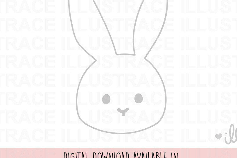 Σετ των 2 Intra απο ξύλο plywood 3mm-4mm πάχος Bunny , Easter Bunny Δίασταση 15x15 cm INTRAFABR-86770095