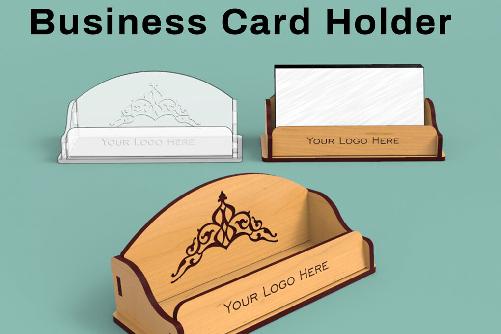 Σετ των 2 Intra απο ξύλο plywood 3mm-4mm πάχος Κάτοχος επαγγελματικής κάρτας Δίασταση 15x15 cm INTRAFABR-8782211