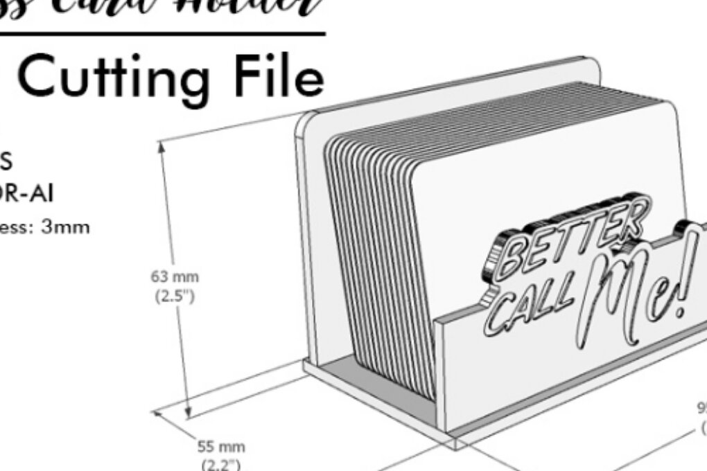 Intra απο ξύλο plywood 3mm-4mm πάχος Θήκη επαγγελματικής κάρτας, κοπής με λέιζερ Δίασταση 30x20 cm INTRAFABR-84078136