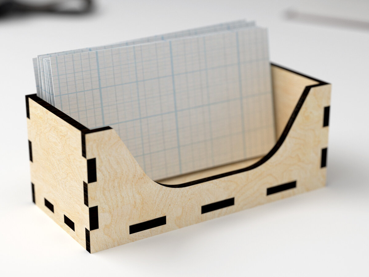Σετ των 3 Intra απο ξύλο plywood 3mm-4mm πάχος Κάτοχος επαγγελματικής κάρτας Δίασταση 15x15 cm INTRAFABR-27209716