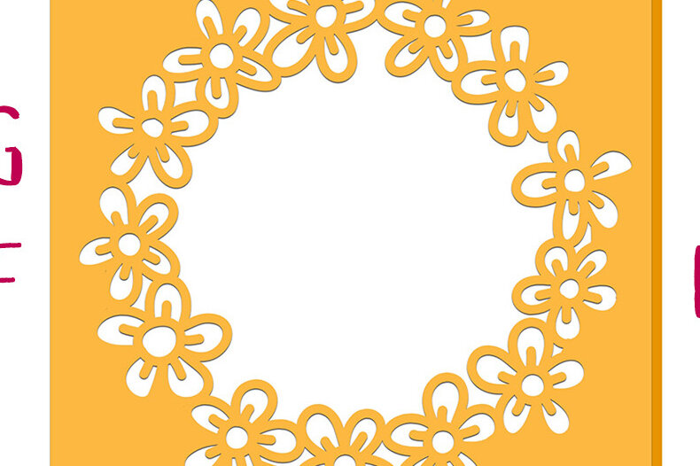 Σετ των 3 Intra απο ξύλο plywood 3mm-4mm πάχος αποκοπής κάρτας διαφράγματος Buttercups Δίασταση 5x5 cm INTRAFABR-11992938