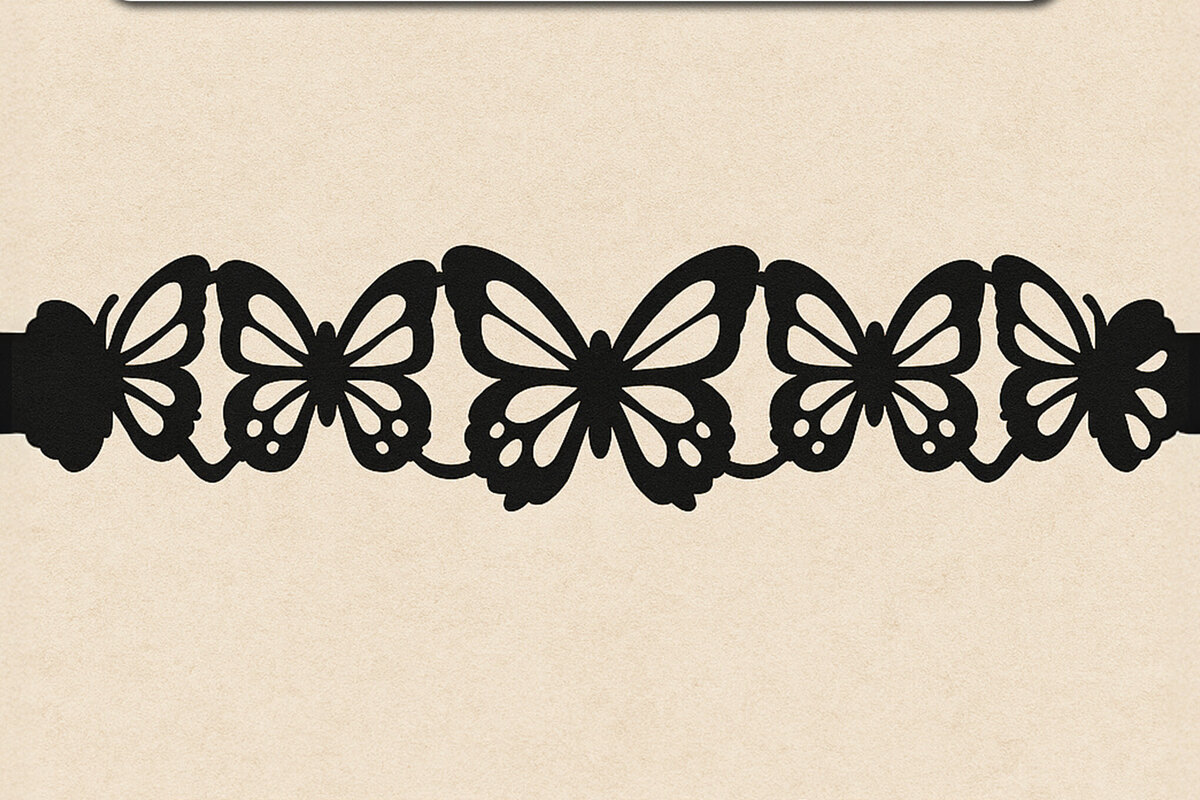 Σετ των 3 Intra απο ξύλο plywood 3mm-4mm πάχος Βραχιόλι πεταλούδας με Cut Fil Δίασταση 5x5 cm INTRAFABR-120566958