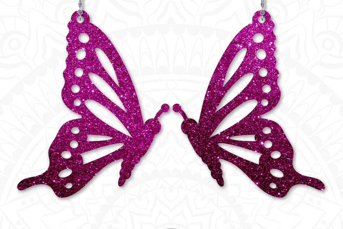 Σετ των 3 Intra απο ξύλο plywood 3mm-4mm πάχος Σκουλαρίκια πεταλούδα Cut  Δίασταση 3x3 cm INTRAFABR-64653714