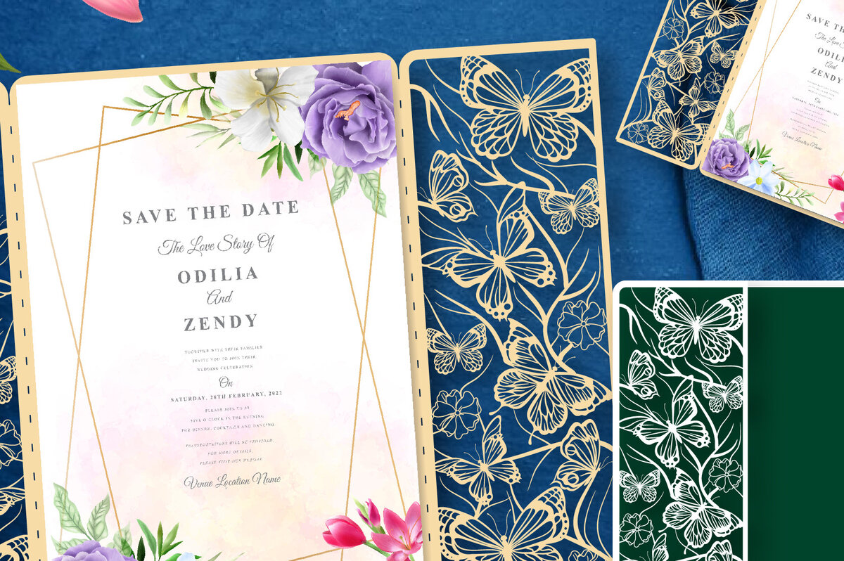 Σετ των 2 Intra απο ξύλο plywood 3mm-4mm πάχος Προσκλητήριο πεταλούδας Δίασταση 10x20 cm INTRAFABR-27394399