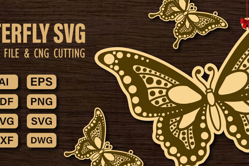 Intra απο ξύλο plywood 3mm-4mm πάχος  πεταλούδας και κοπής CNC Δίασταση 20x30 cm INTRAFABR-98627363