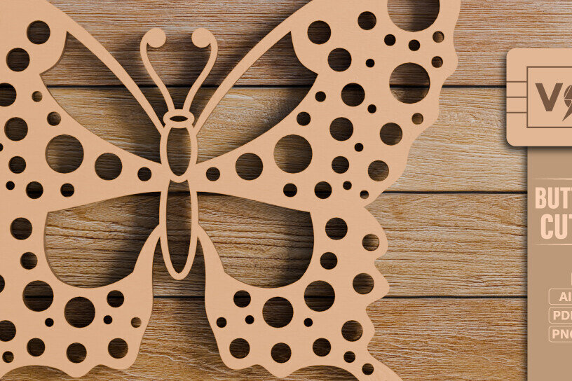 Intra απο ξύλο plywood 3mm-4mm πάχος  πεταλούδας και κοπής CNC Δίασταση 20x30 cm INTRAFABR-99339775