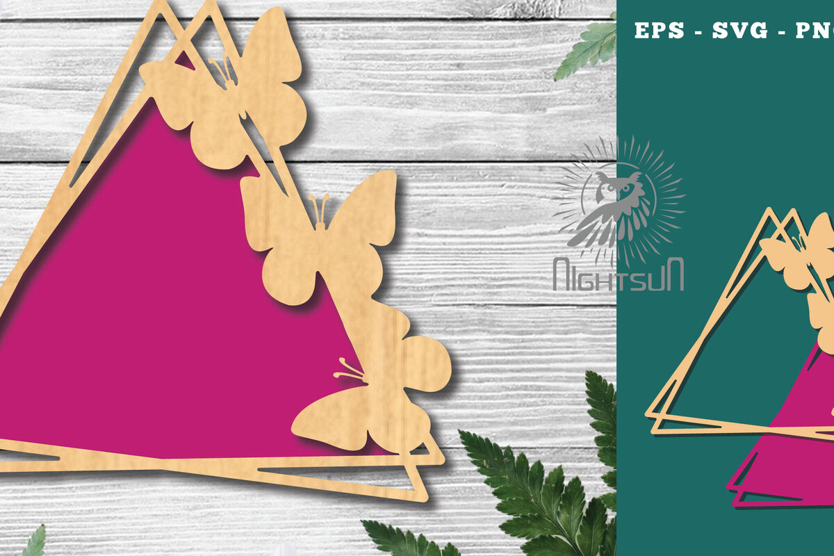 Intra απο ξύλο plywood 3mm-4mm πάχος Πινακίδα κοπής με λέιζερ πεταλούδας 4 Δίασταση 30x20 cm INTRAFABR-123337565