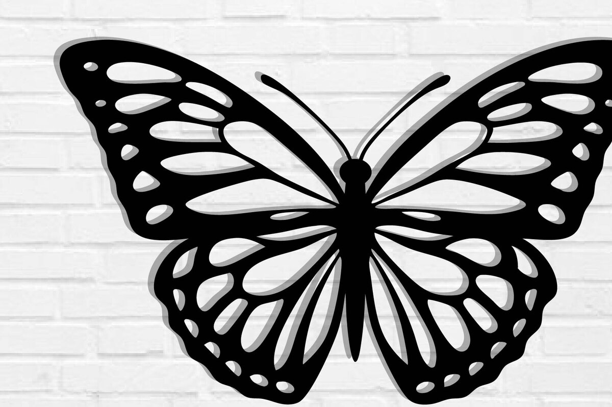 Intra απο ξύλο plywood 3mm-4mm πάχος Butterfly Δίασταση 40x40 cm INTRAFABR-116406988