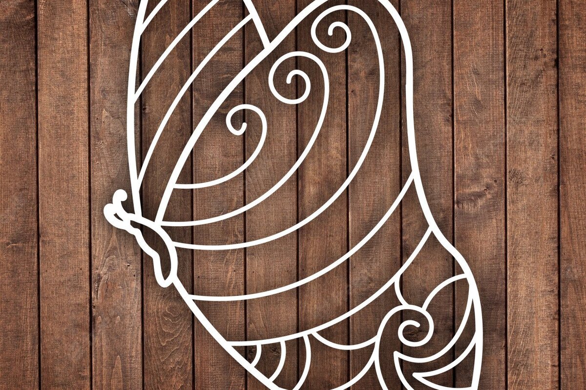 Σετ των 2 Intra απο ξύλο plywood 3mm-4mm πάχος σχεδίασης Butterfly /Ξυλοκόψιμο Δίασταση 15x15 cm INTRAFABR-39285328