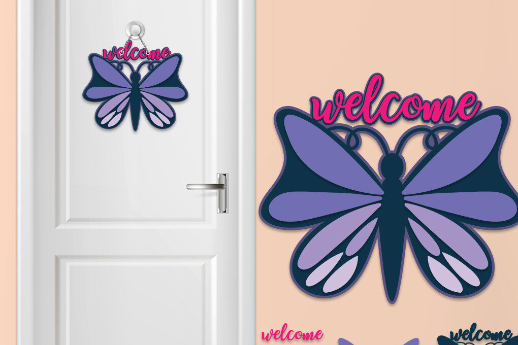 Intra απο ξύλο plywood 3mm-4mm πάχος Πινακίδα πόρτας με στρώματα πεταλούδας 3 - Eps Δίασταση 30x20 cm INTRAFABR-30304515