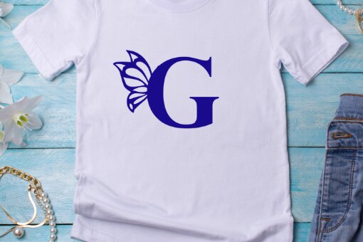 Σετ των 3 Intra απο ξύλο plywood 3mm-4mm πάχος Μονόγραμμα πεταλούδας Alphabet Δίασταση 4x4 cm INTRAFABR-124665970